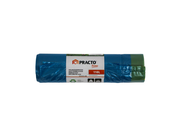 Practo Home Eco vuilniszak 110l 8 stuks