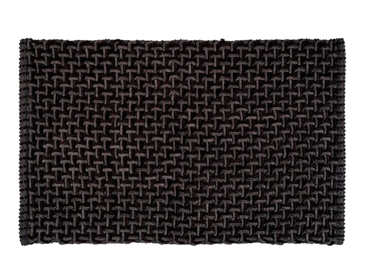 Wenko Ecoli badmat 50x80 cm zwart-antraciet