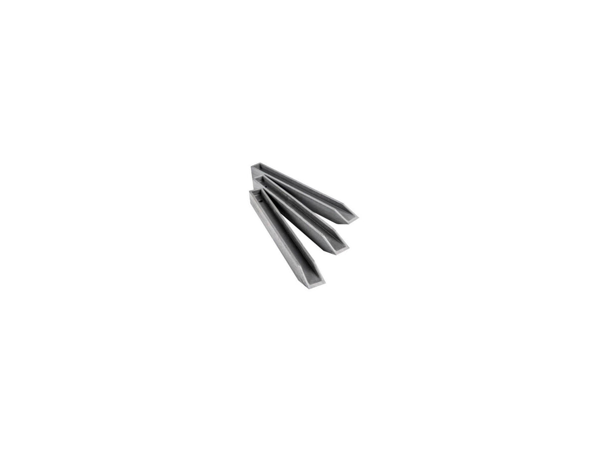 AVR Ecopic H-profiel grondpiket 38cm grijs 10 stuks