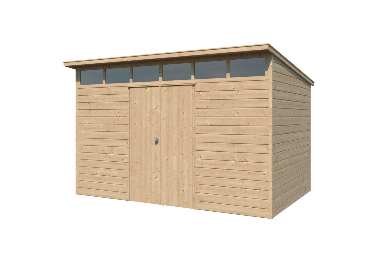 Gardenas Edge XL tuinhuis 360x240x235 cm hout
