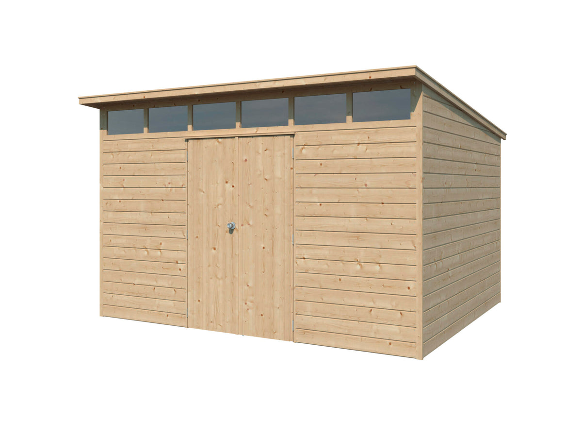 Gardenas Edge XXL tuinhuis 360x300x235 cm hout
