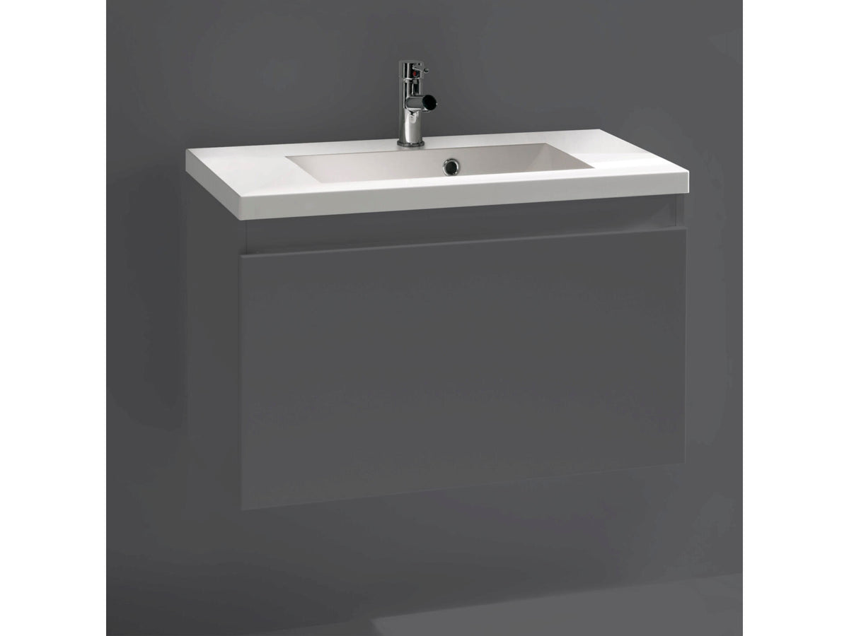 Lafiness Element wastafel inbouw 80cm porselein
