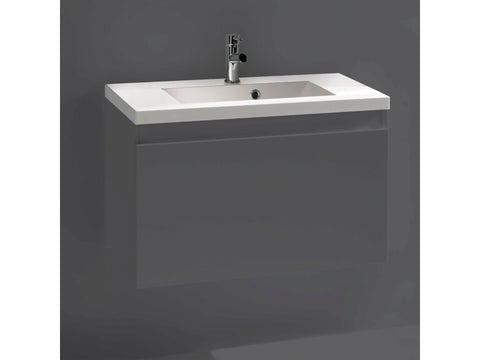Lafiness Element wastafel inbouw 80cm porselein