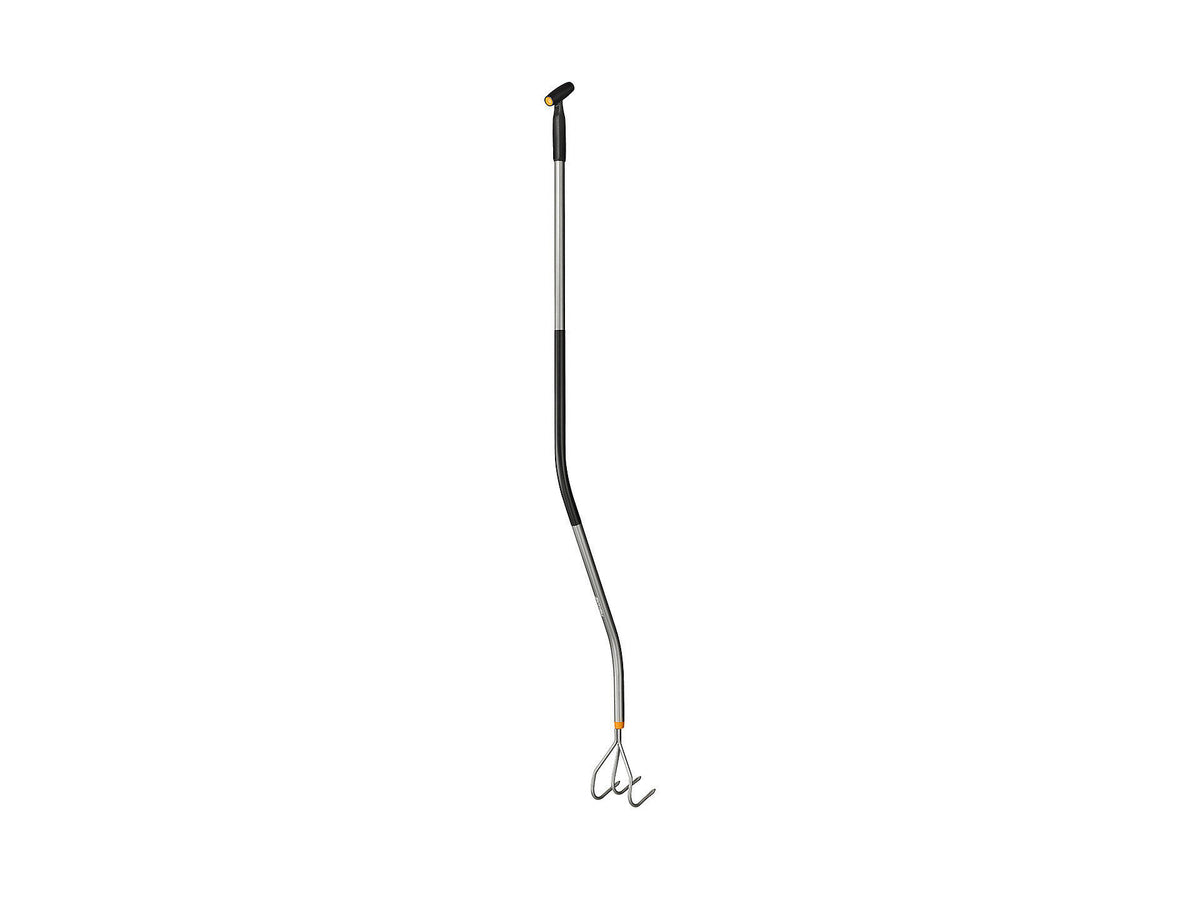 Fiskars Ergonomic cultivator 16cm 3 tanden + gebogen steel 173cm