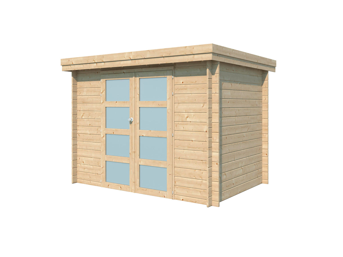 Gardenas Ervik I houten tuinhuis 295x205x219 cm blokhut