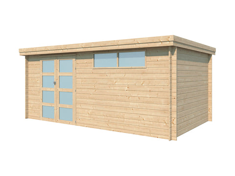 Gardenas Ervik IV houten tuinhuis 505x295x219 cm blokhut