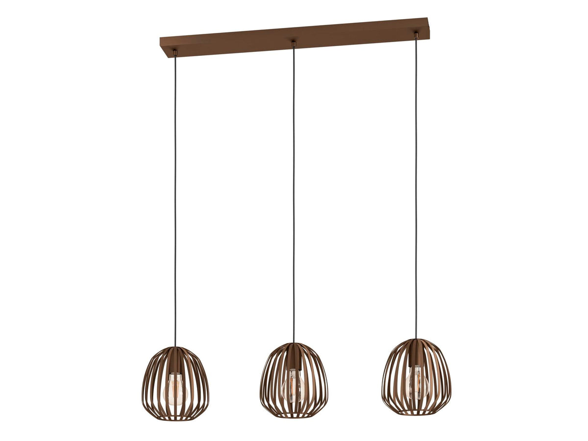 Eglo Espinal hanglamp E27 max. 3x40 W brons