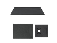 Aurlane Essent Stone 2 receveur de douche lineaire 90x120 cm noir