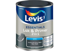 Levis Essentials 2-en-1 laque & primer satin 0,75l anthracite grey