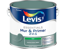 Levis Essentials 2-en-1 peinture mur & primer 2,5l herbal green
