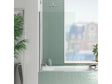 Aurlane Essentiel paroi de bain 120x70 cm chrome