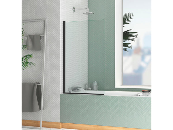 Aurlane Essentiel badwand 120x70 cm zwart