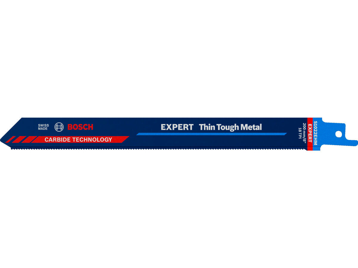 Bosch Expert EHM Thin Tough Metal S 1022 reciprozaagblad 200mm metaal