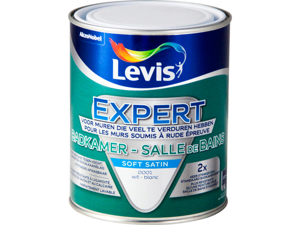 Levis Expert peinture salle de bains satin 1l blanc