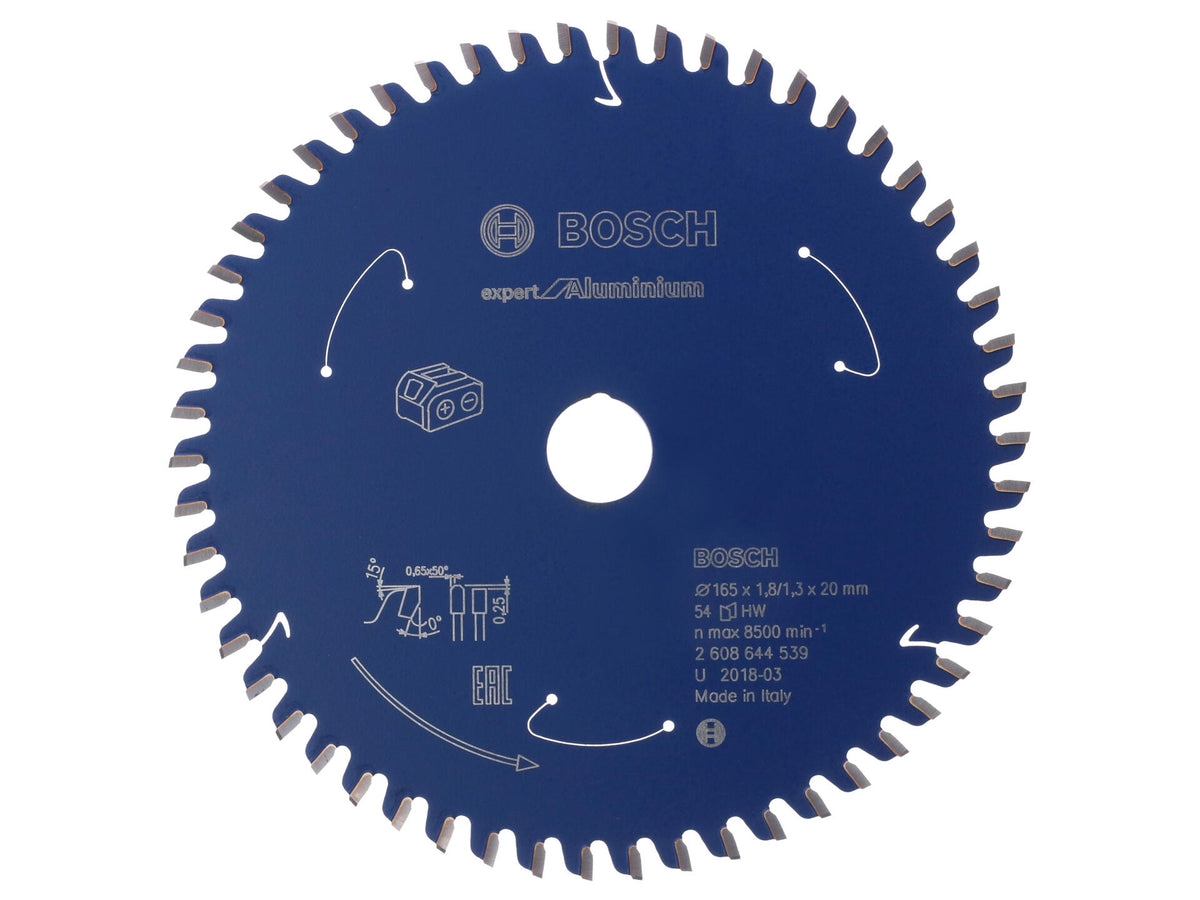 Bosch Professional Expert for Aluminium cirkelzaagblad 165mm 54T aluminium