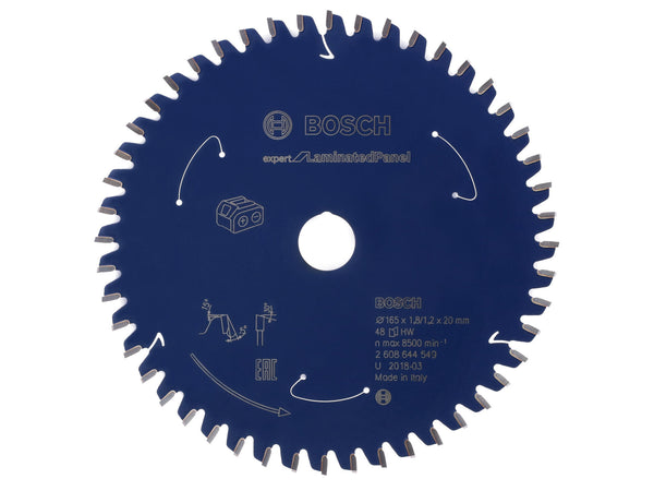 Bosch Professional Expert for Laminated Panel cirkelzaagblad 165mm 48T laminaat
