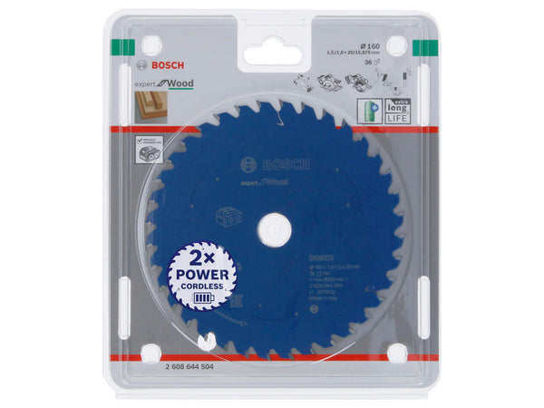 Bosch Professional Expert for Wood lame de scie circulaire 160mm 36D bois