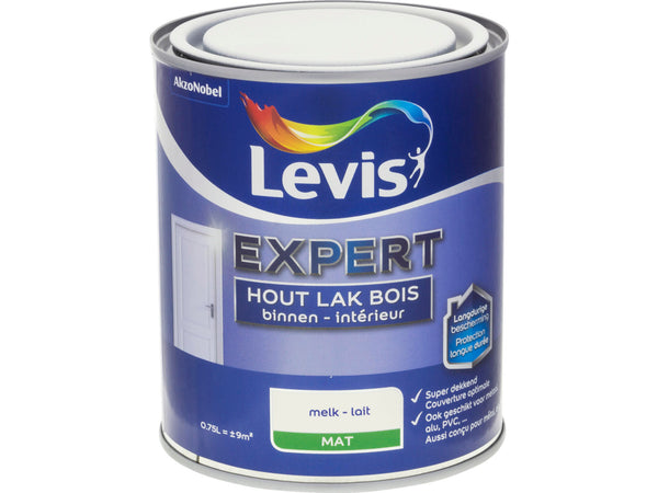 Levis Expert houtlak binnen mat 0,75l melk