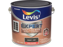 Levis Expert houtlak buiten hoogglans 2,5l zwart