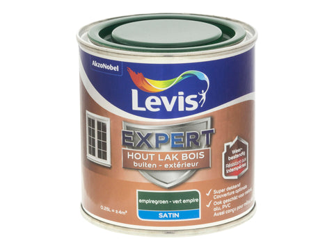 Levis Expert houtlak buiten zijdeglans 0,25l empiregroen