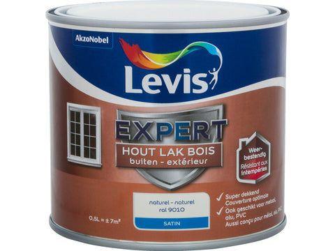 Levis Expert houtlak buiten zijdeglans 0,5l naturel