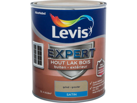 Levis Expert houtlak buiten zijdeglans 1l grind