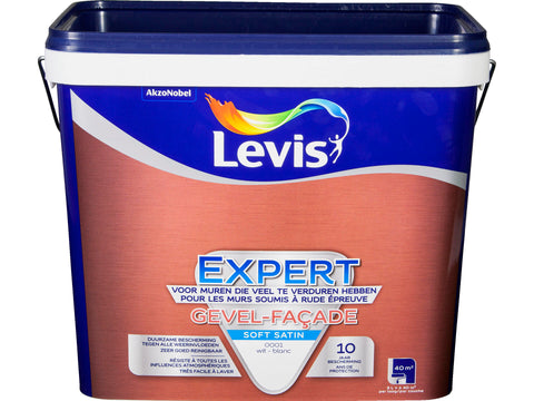 Levis Expert muurverf gevel zijdeglans 5l wit
