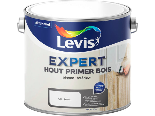 Levis Expert primer binnen 2,5l wit