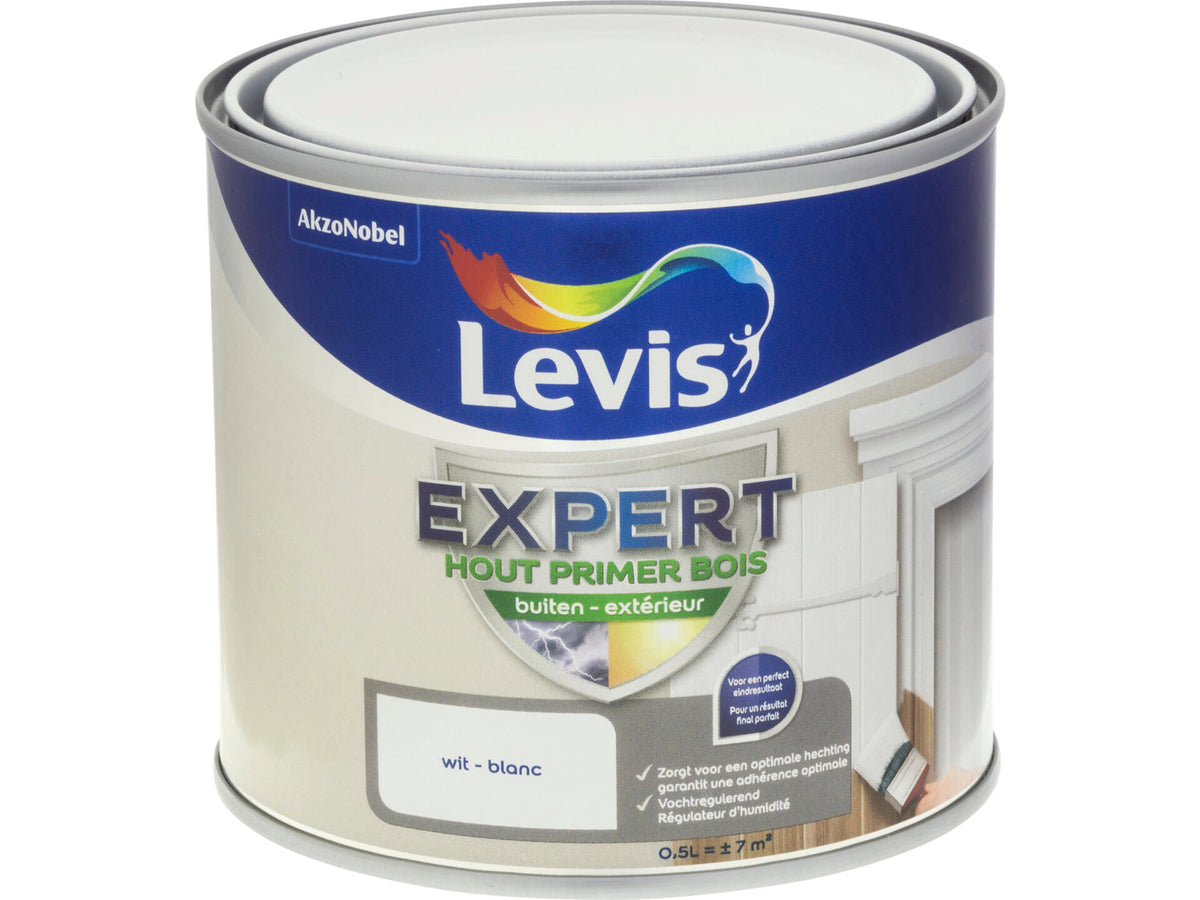 Levis Expert primer buiten 0,5l wit