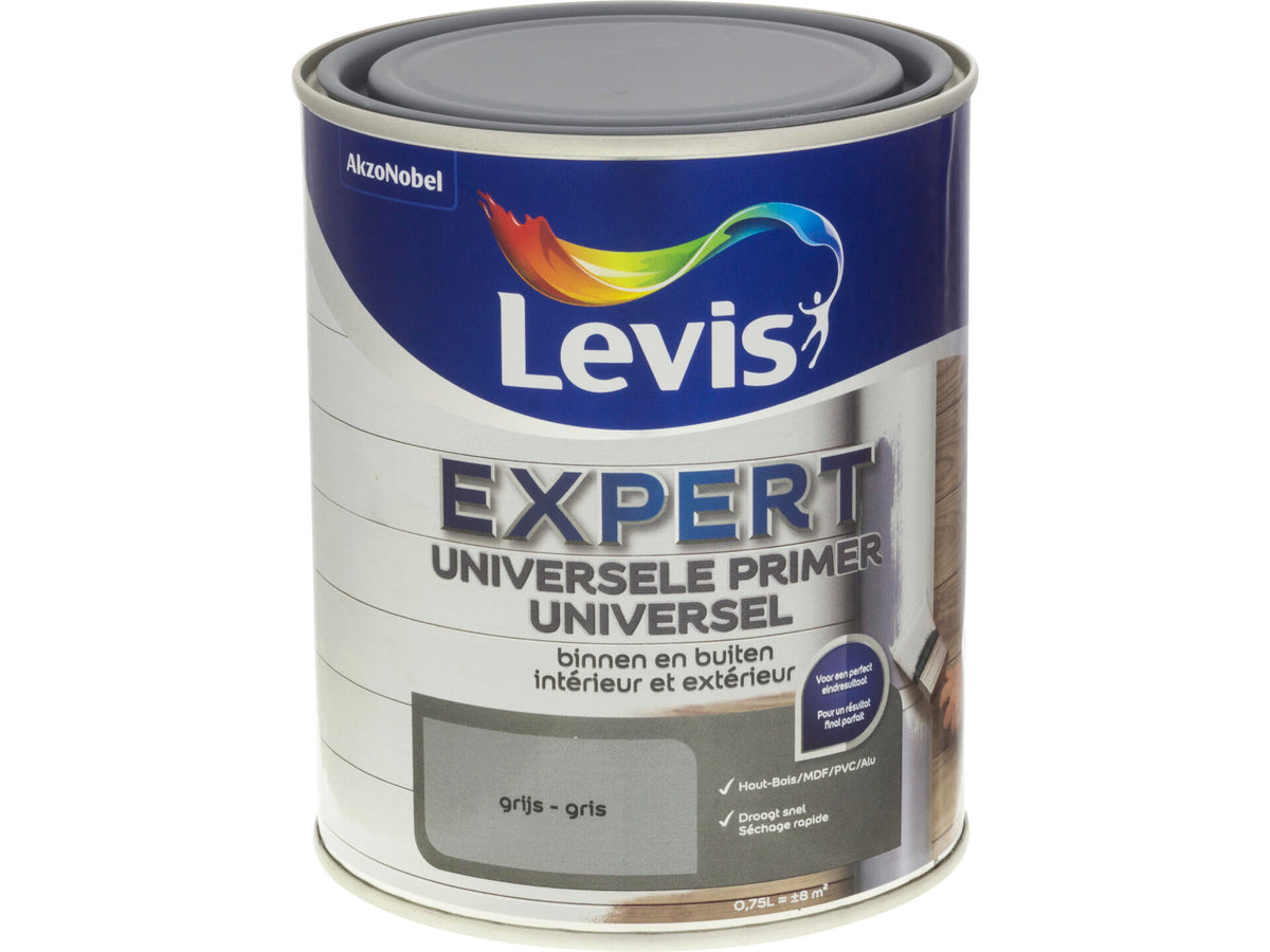 Levis Expert primer universeel 0,75l grijs