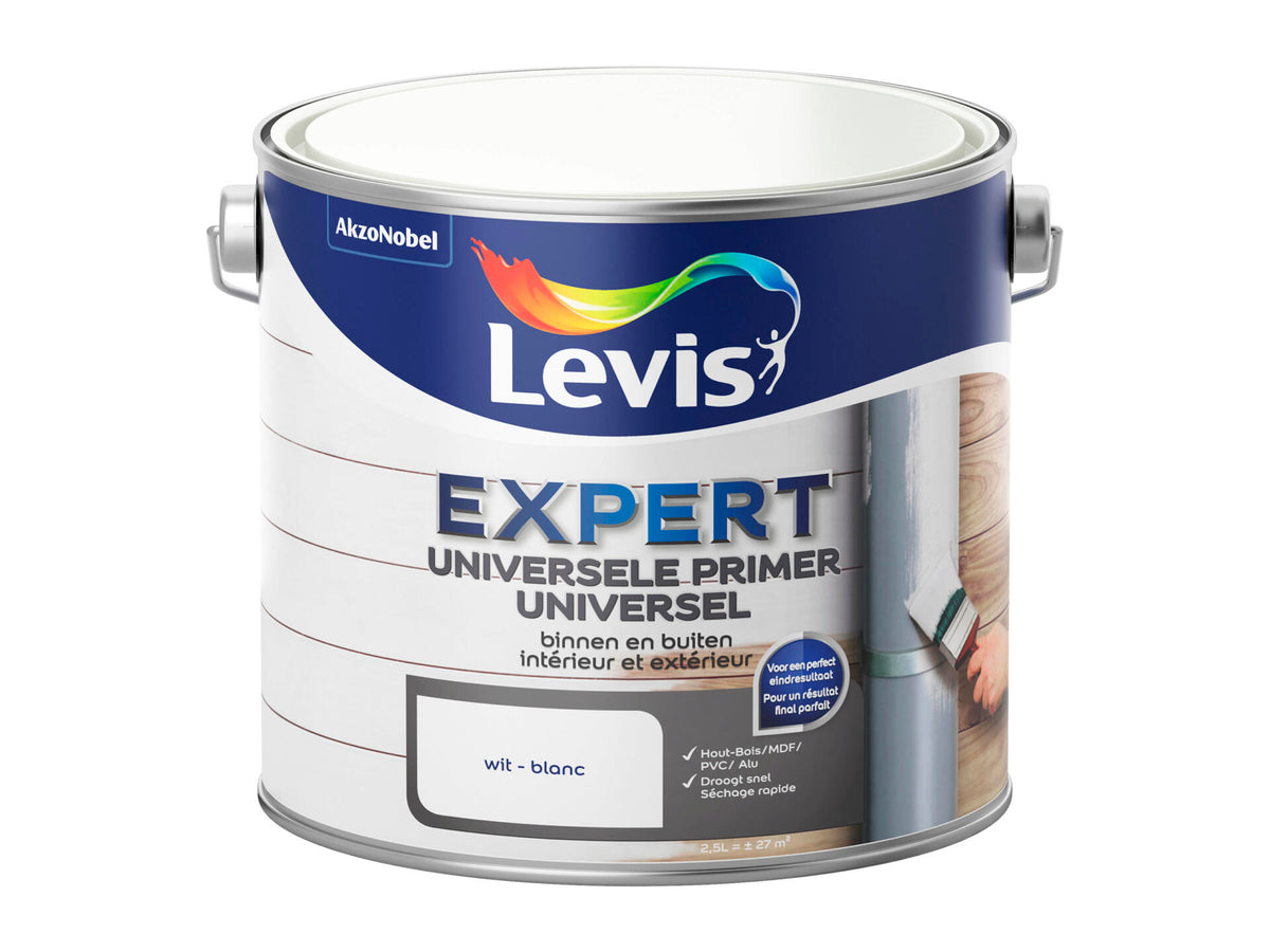 Levis Expert primer universeel 2,5l wit