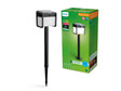 Philips Ezra solar tuinpaal op spies 1,8W zwart
