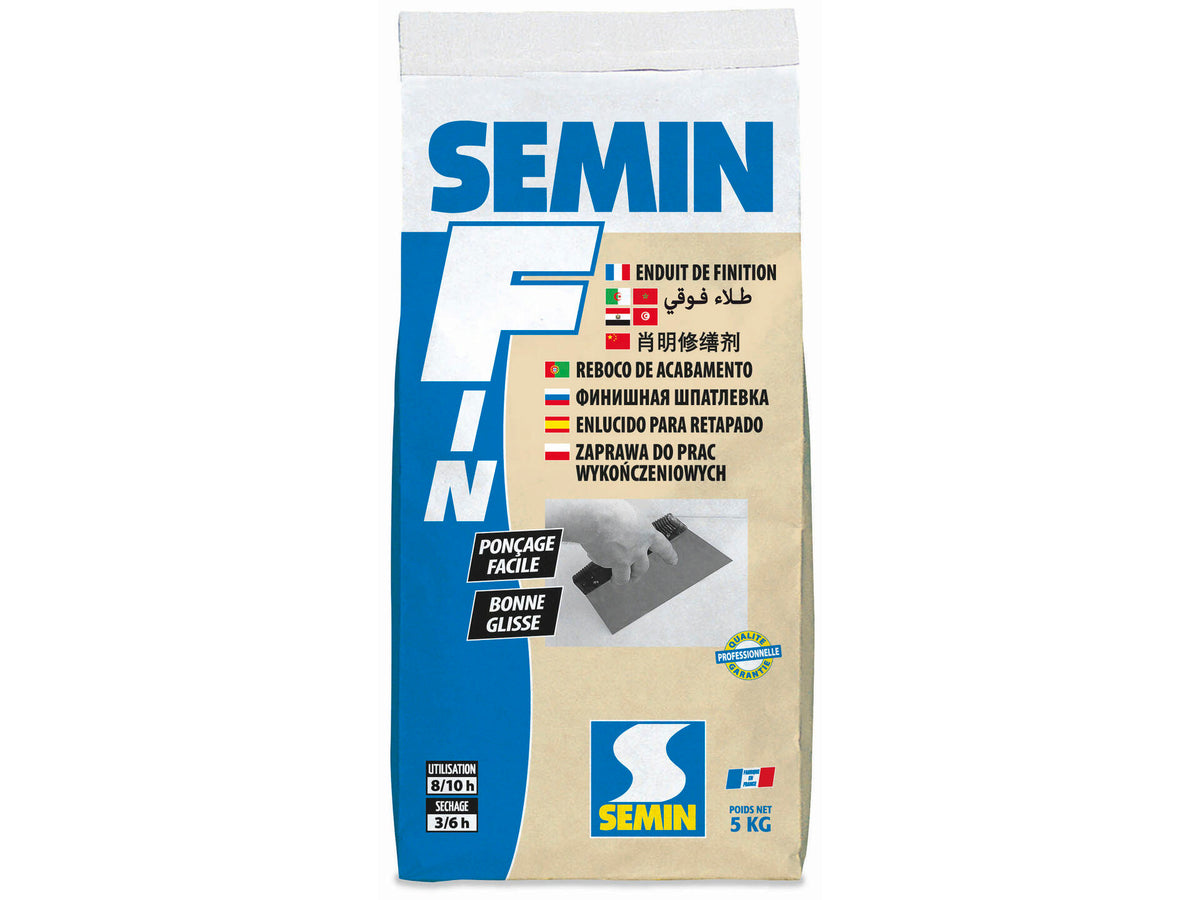 Semin F afwerkingsplamuur 5kg
