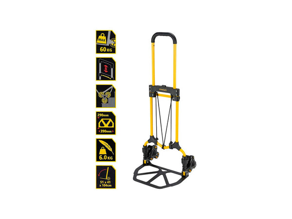 Stanley diable escalier pliant FT584 70kg 6 roues