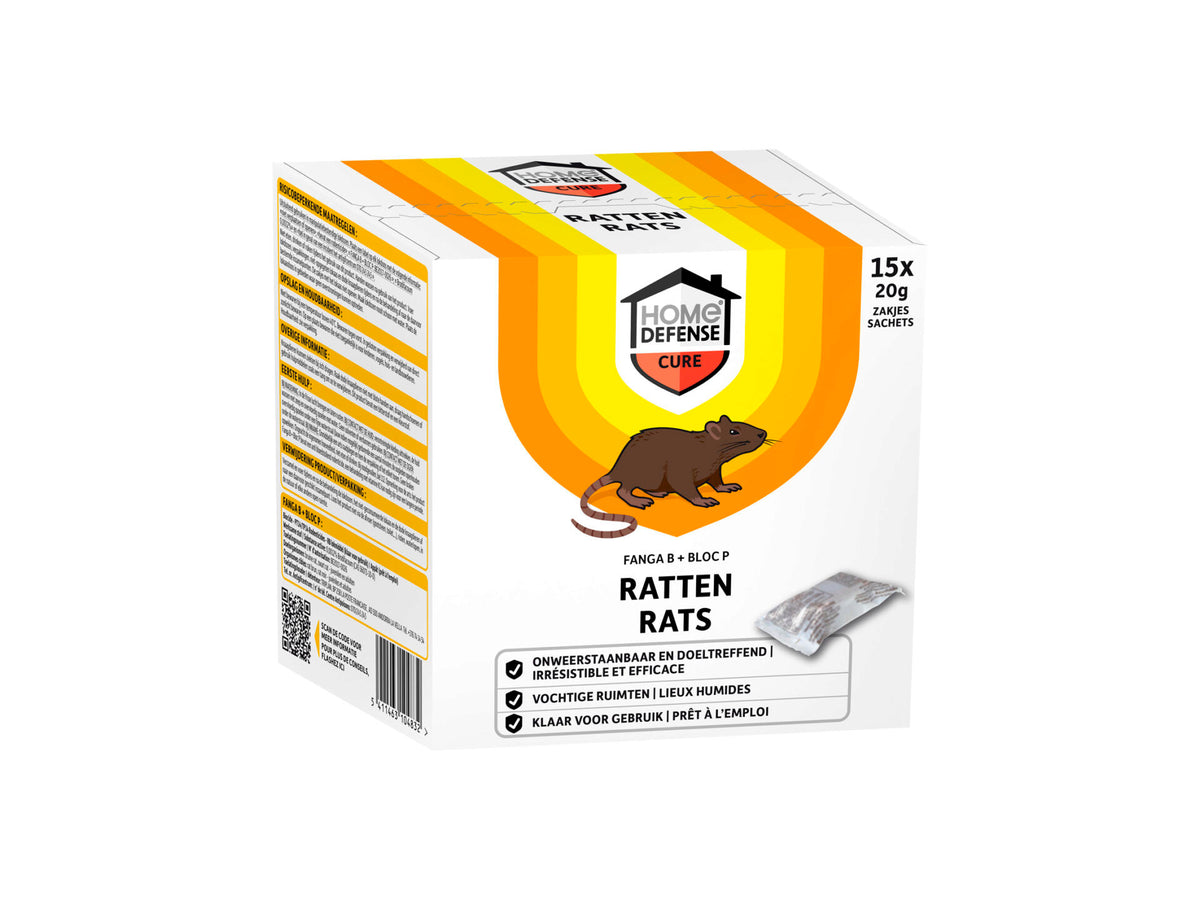 KB Fanga B + Bloc P lokaas tegen ratten 15x20 g