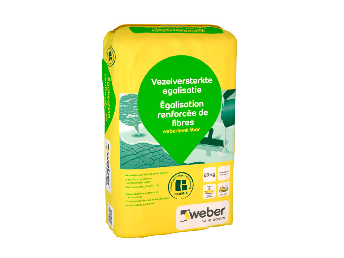 Weber Beamix Fiber vezelversterkte egalisatie 20kg