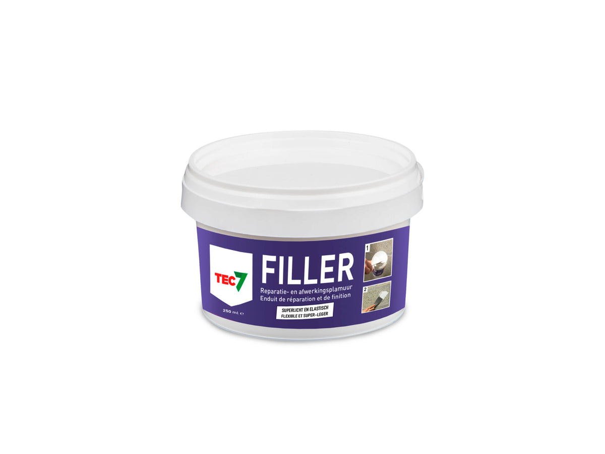 Tec7 Filler reparatie- en afwerkingsplamuur 250ml