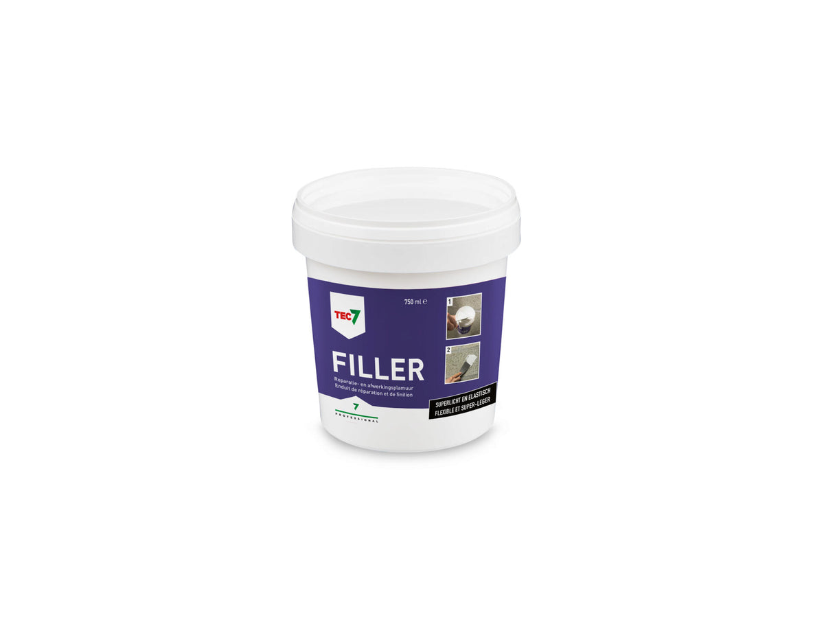 Tec7 Filler reparatie- en afwerkingsplamuur 750ml