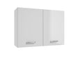 First meuble haut 80cm 2 portes blanc