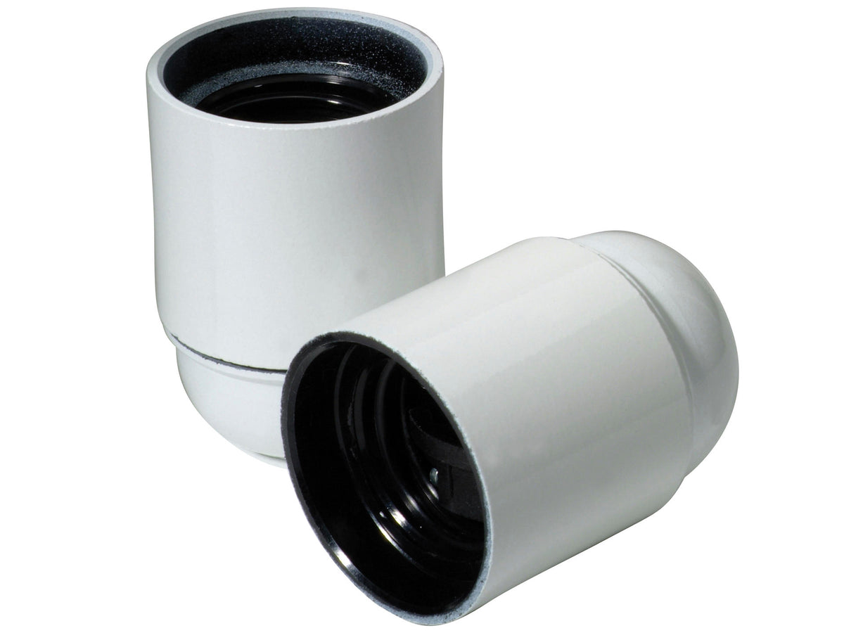 Profile Fitting E27 wit 2 stuks