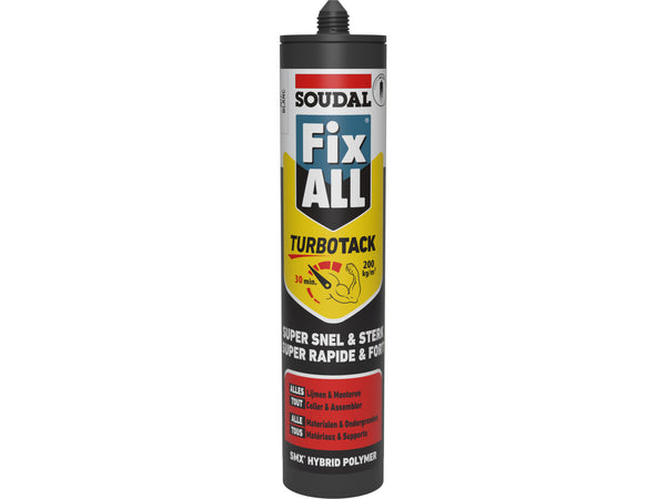 Soudal Fix ALL TurboTack lijm 290ml wit