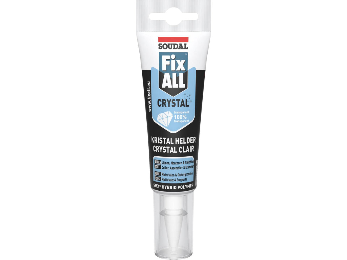 Soudal Fix All Crystal constructielijm 125ml transparant