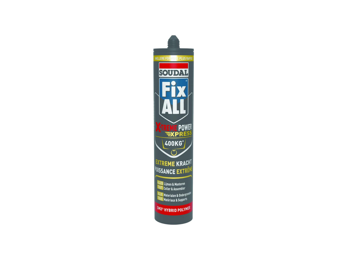 Soudal Fix All X-Treme Power alleslijm 290ml zwart