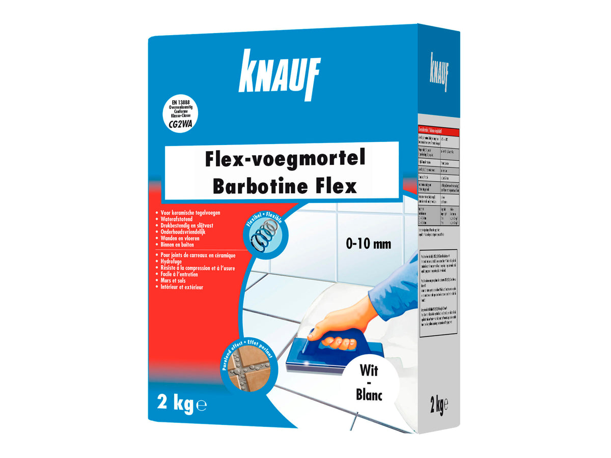 Knauf Flex voegmortel 2kg wit