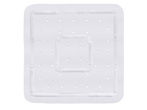 Wenko Florida antislip douchemat 55x55 cm wit