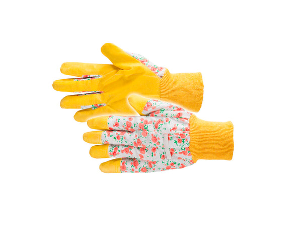 Busters Flower gants de jardinage M vinyle jaune