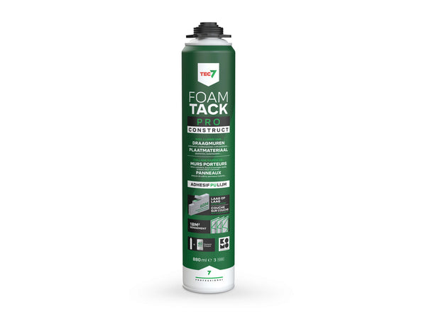Tec7 FoamTack Pro Construct lijmschuim 880ml