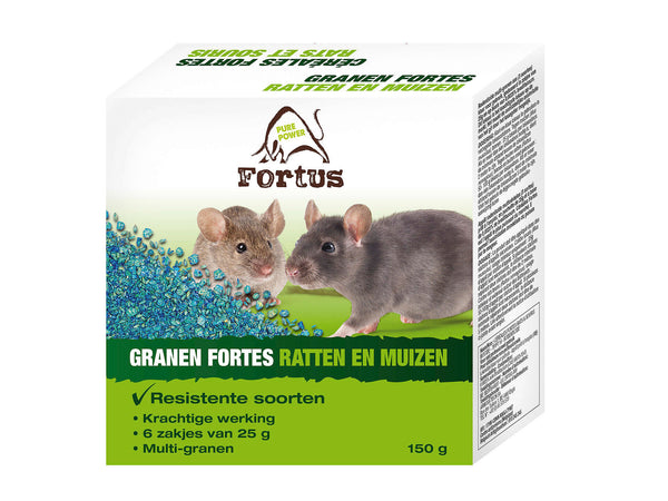 Fortus Forté céréales antirats & antisouris 6x25 g