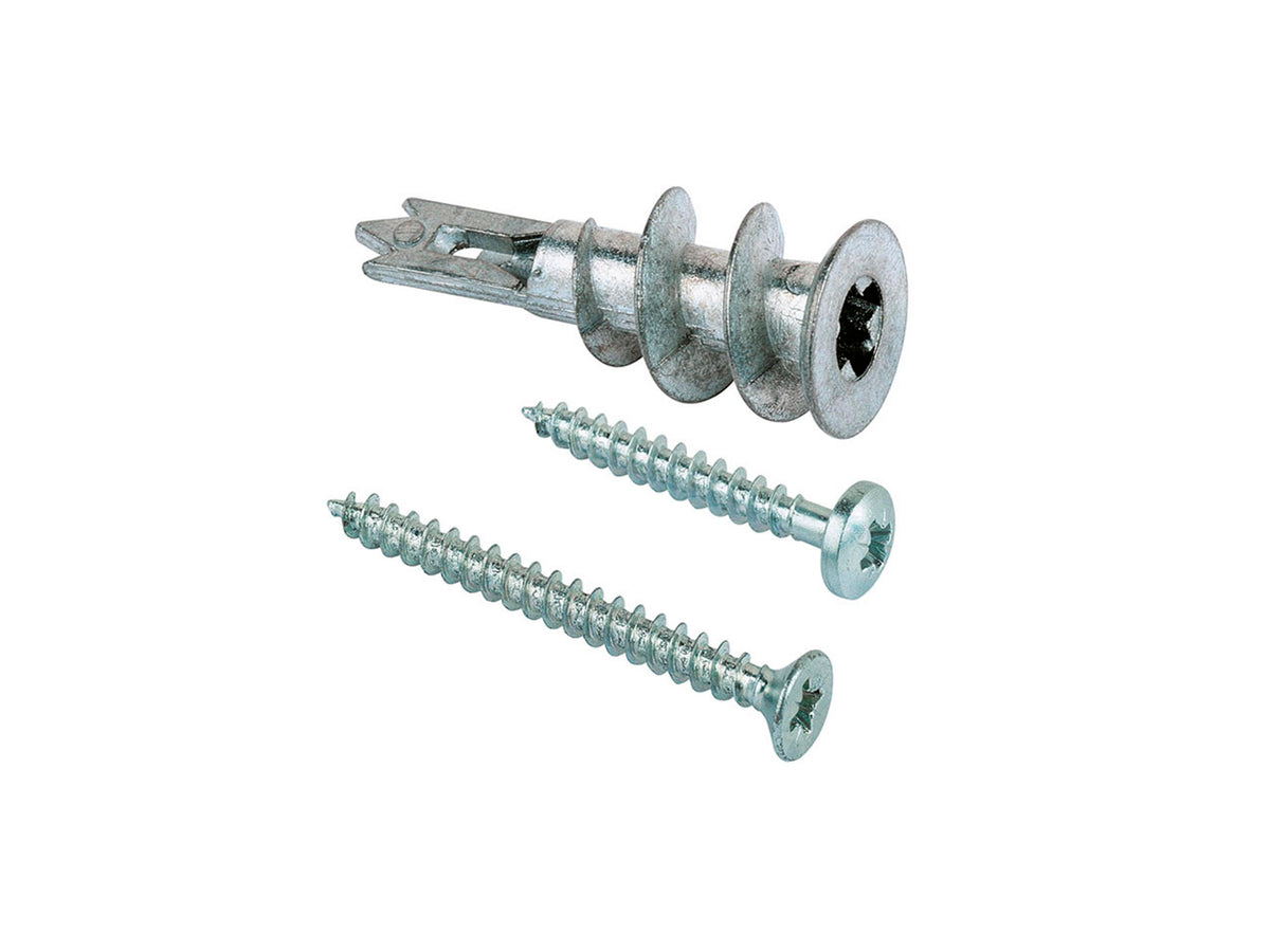 Fischer GKM gipsplaatpluggen 4,5x22 mm met schroef 6 stuks