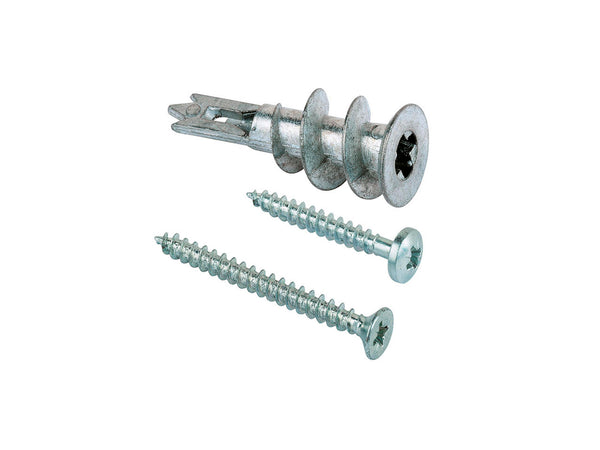Fischer GKM gipsplaatpluggen 4,5x22 mm met schroef 6 stuks